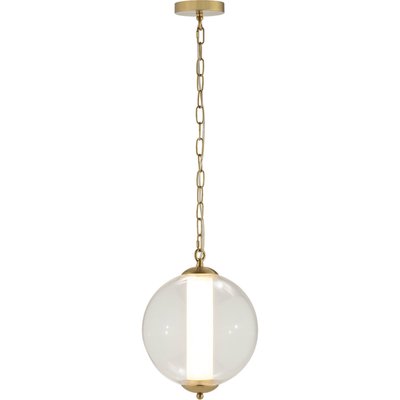 Lampe suspension design albâtre verre doré lumière LED élégante RECOLLECTION