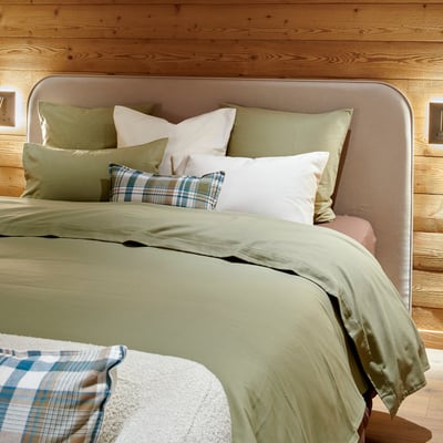 Housse De Couette Uni Flanelle - UNIS FLANELLE TRADITION DES VOSGES