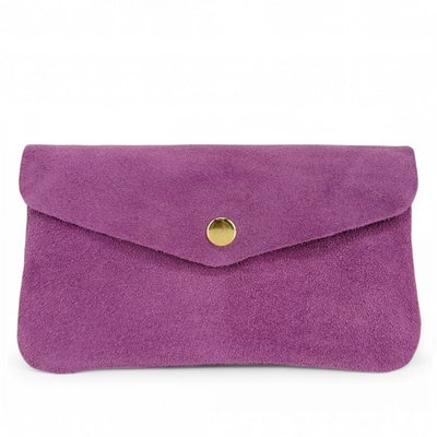 Pochette porte-monnaie en croute de cuir  COMPO SUEDE OH MY BAG