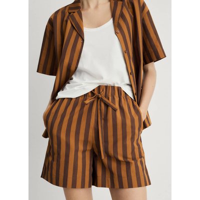 Shorts à rayure tissée bicolore MANGO