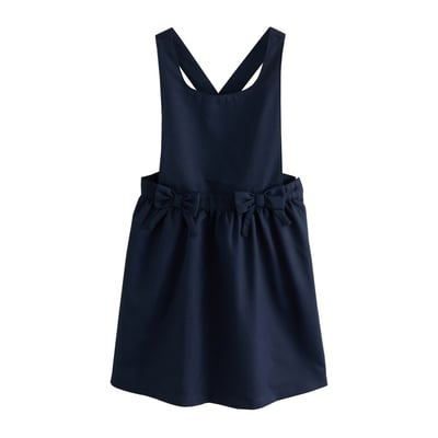 Robe chasuble d’école avec nœud à la taille NEXT