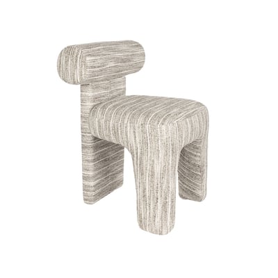 Chaise design empilable en tissu (lot de 2), VANA BOITE A DESIGN