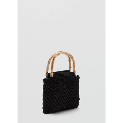 Sac à main avec anse en bambou MANGO