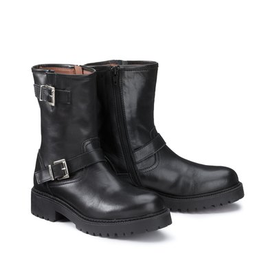 Bottes cuir femme pas cher discount