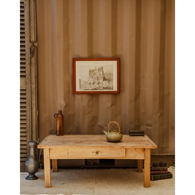 Table basse en bois Léonie N°1058 - Bon état DEBONGOUT