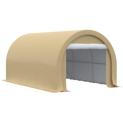 Tente garage carport acier galvanisé PE haute densité OUTSUNNY
