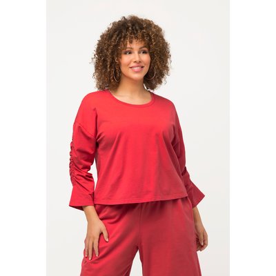 Sweat-shirt court et oversized. Col rond ULLA POPKEN