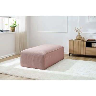 Pouf velours côtelé, MEGEVE BOBOCHIC