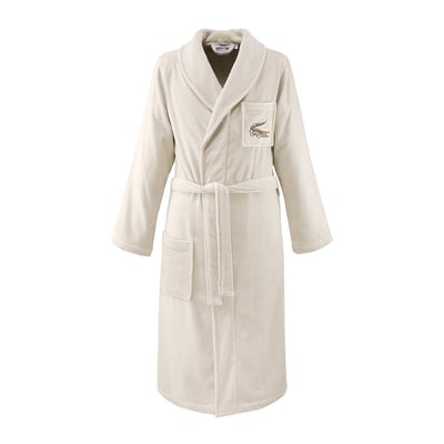 Peignoir de bain en coton, L RENÉ LACOSTE HOME