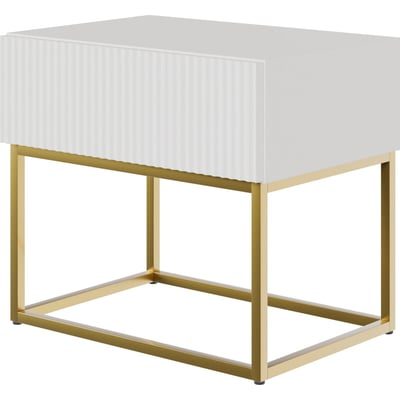 Table de chevet façade rainurée VELDIO RECOLLECTION
