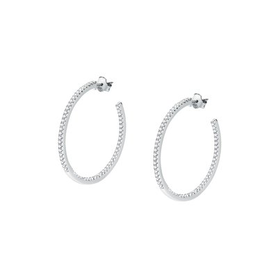 Boucles d'oreilles en argent 925 CREOLE BLUESPIRIT