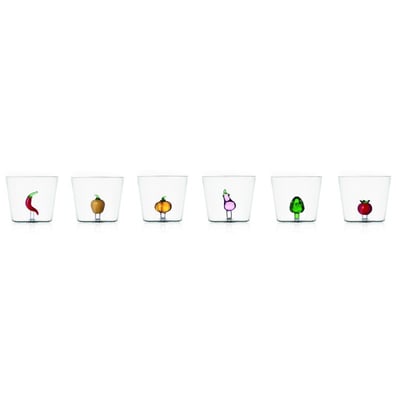 Verre à eau  Vegetables set de 6 ICHENDORF