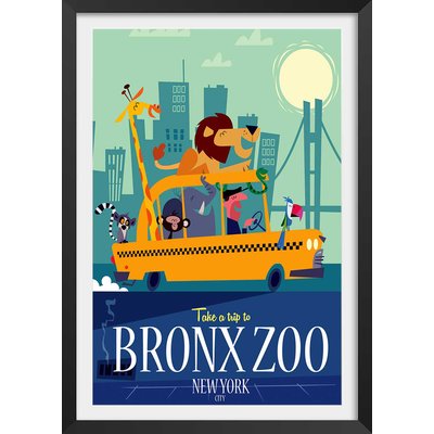 Poster retro bronx zoo HEXOA