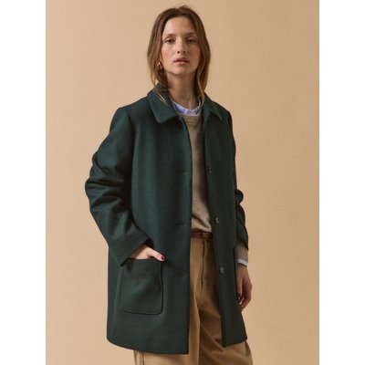 Manteau lainage armuré uni CYRILLUS