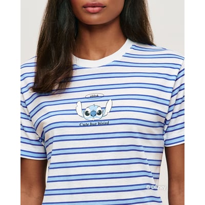 T-shirt en jersey à rayures Stitch STRIPESTITCHIZ UNDIZ