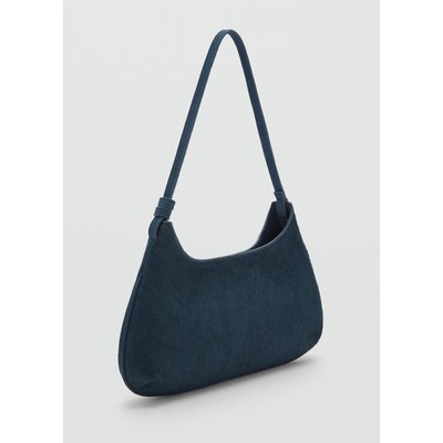 Sac porté épaule cuir imitation fourrure MANGO