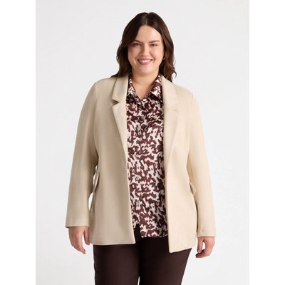 Blazer en tissu doux à effet usé FIORELLA RUBINO