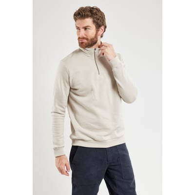 Sweat col montant en coton bio TAKIN BERMUDES