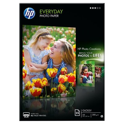 Papier photo Q5451A - A4-25f-200g/m² HP