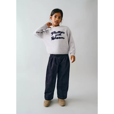 Pantalon en velours côtelé avec pinces MANGO BABY
