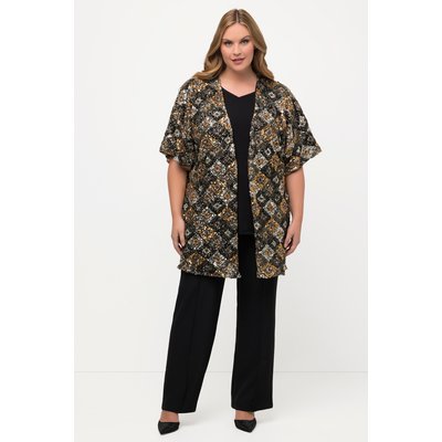 Veste kimono à manches courtes. ULLA POPKEN