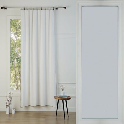 Rideau panneau toile de coton JULES FEBRONIE