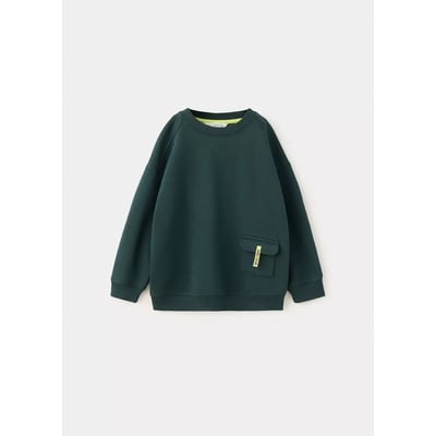 Sweat-shirt coton à poche MANGO BABY