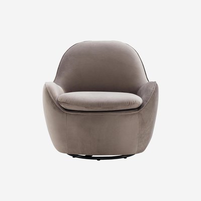 Fauteuil droit velours BOCA HABITAT