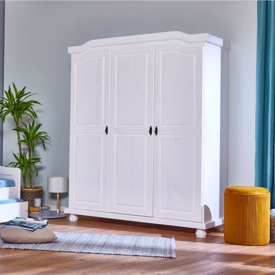 Armoire en bois massif 3 portes TERRE DE NUIT