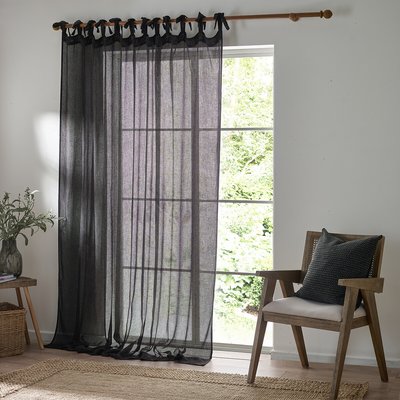 Nimbus Sheer Tie Top Curtain Panel YARD