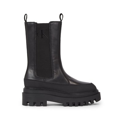 Boots chelsea montantes en cuir CALVIN KLEIN JEANS