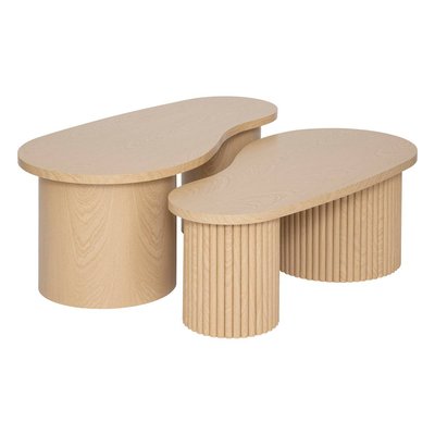 Lot de 2 tables basses formes organiques SOLEYA ATMOSPHERA