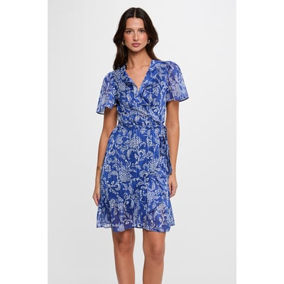 Robe courte col v MORGAN