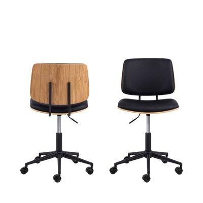 Chaise de bureau en simili - LYCOREA DRAWER