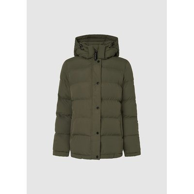 Chaqueta acolchada corta con capucha extraíble BIBI SHORT PEPE JEANS
