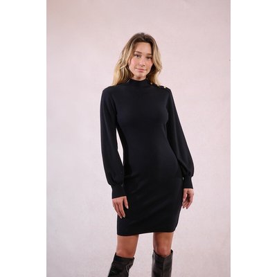 Robe pull en maille à manches ballons MOLLY BRACKEN