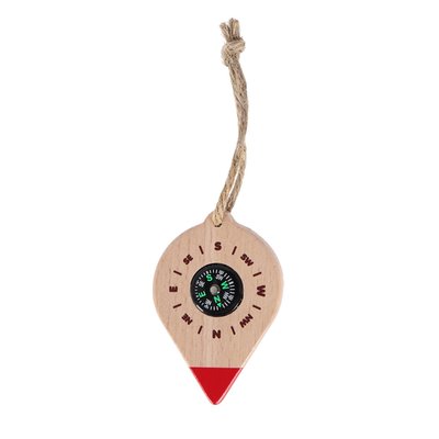 Boussole en bois ESSCHERT DESIGN