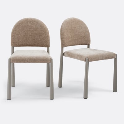 Lot de 2 chaises rembourrées, DELLY LA REDOUTE INTERIEURS