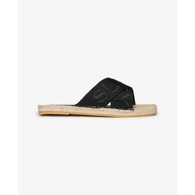 Mules type espadrilles à brides croisées SUPERDRY
