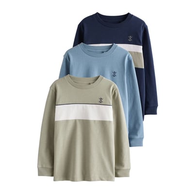 T-shirt manches longues, lot de 3 NEXT