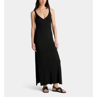 Robe Débardeur Longue Ajustée Brazil Maille Fil textile Brillant GALERIES LAFAYETTE