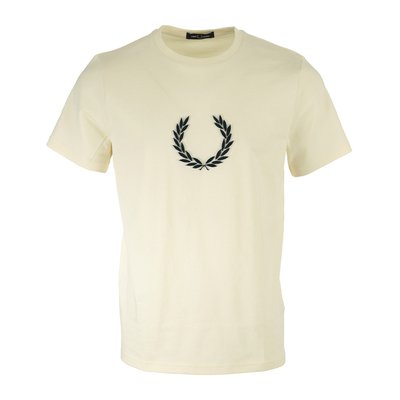T-shirt Textured Laurel Wreath Tee Shirt FRED PERRY