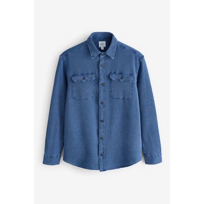Chemise texturée en jean avec 2 poches NEXT