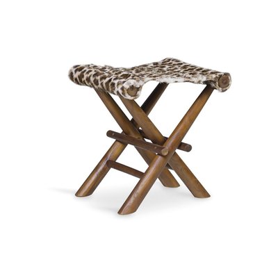 Tabouret cuir DECORATION D’AUTREFOIS