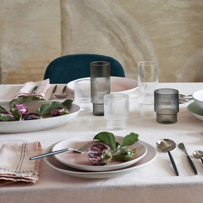 4er-Set flache Teller Lagos aus Steingut AM.PM