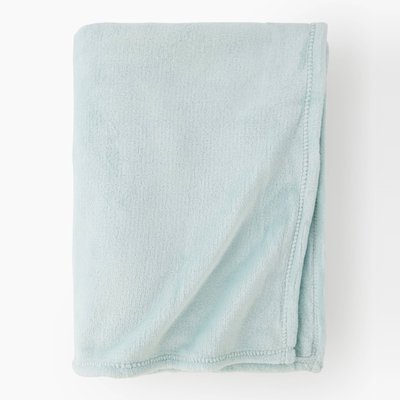 Plaid microfibre, 130x170cm, polyester recyclé MONOPRIX MAISON