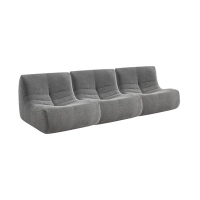 Chauffeuse modulable 1 place bouclette texturée (lot de 3) SOKOL SWEEEK