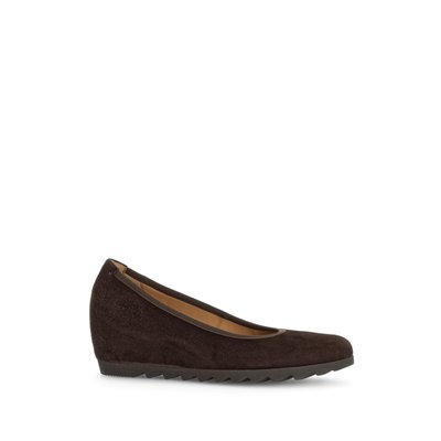 Ballerines en velours à talon compensé GABOR