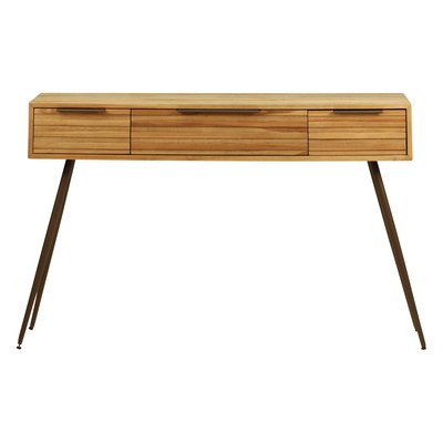 Console teck recyclé 120cm WOODY ZAGO
