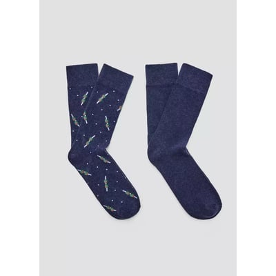 Lot de 2 paires de chaussettes assorties MANGO TEEN